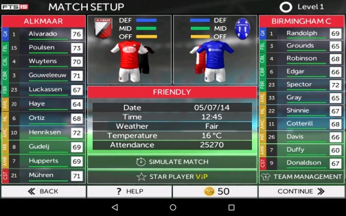 First Touch Soccer 2015 2.09. Скриншот 6