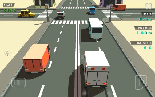 Blocky Traffic Racer 1.3. Скриншот 4