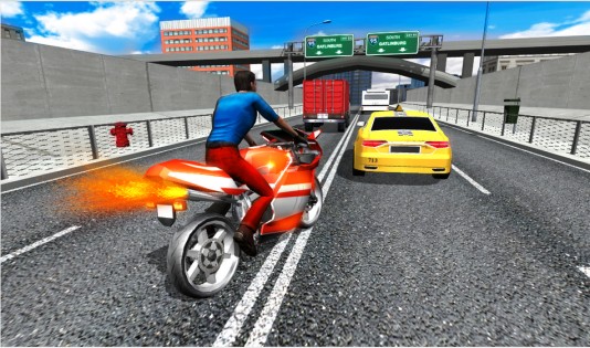 Moto Racer HD 8.0. Скриншот 2