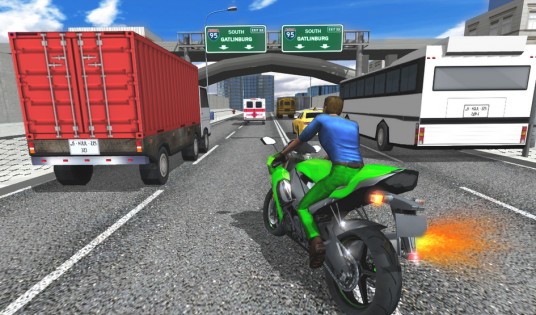 Moto Racer HD 8.0. Скриншот 3