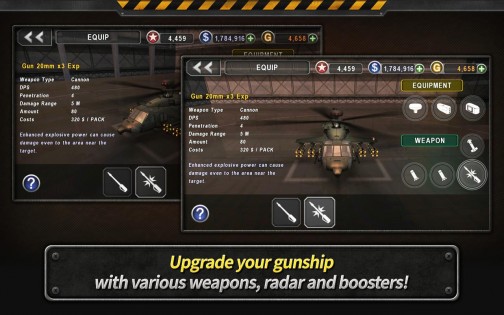 Gunship Battle 2.8.20. Скриншот 3