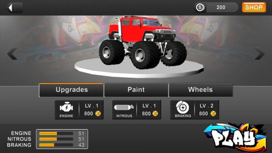 Monster Truck Speed Stunts 3D 1.3. Скриншот 3