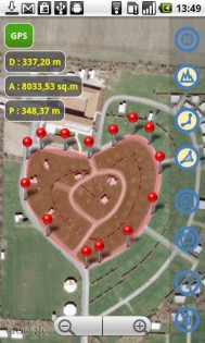 Планиметр – GPS измерения 1.0.4. Скриншот 1