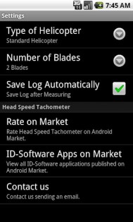 Headspeed Tachometer 1.2.2. Скриншот 2