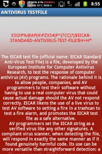 Anti-VIRUS Test. Скриншот 3
