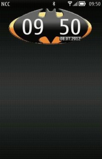 Widget Batman Clock by Broker78 1.00. Скриншот 1