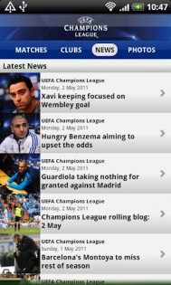 UEFA Champions League edition 2.0.0. Скриншот 2