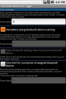 Automatic Bluetooth Toggle 2.0.0. Скриншот 2