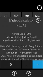MetroCalculator 1.0.1. Скриншот 3