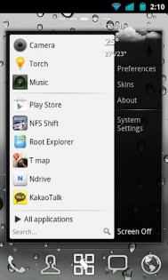 Start menu for Android 1.2.3. Скриншот 1