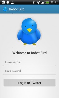 Robot Bird — Twitter for ICS 1.0.20. Скриншот 1