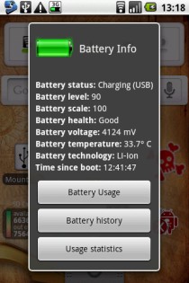 Battery Status 3.5. Скриншот 3