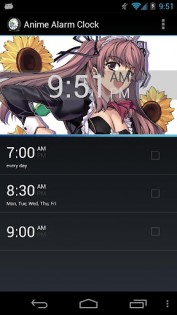 Anime Alarm Clock 1.2. Скриншот 1