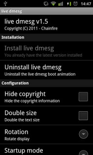 Live Dmesg 3.0. Скриншот 1