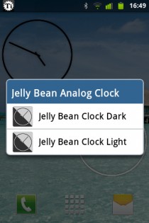 Jelly Bean 4.2 Analog Clock 1.0. Скриншот 2