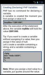 PHP Quick Tutorial 1.1. Скриншот 2