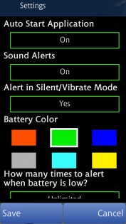 Battery Alert 1.03. Скриншот 3