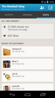 Foursquare for Business 2013.01.30. Скриншот 2