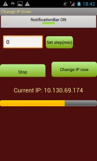 Change IP timer 1.1. Скриншот 2