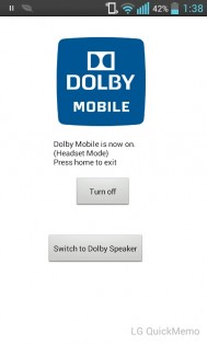 Dolby Digital Mobile. Скриншот 1