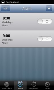 iPhone 5 Clock 1.1. Скриншот 2
