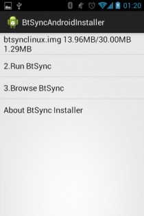 BtSync Installer 1.2. Скриншот 2