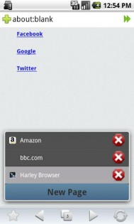 Harley Browser 1.3.4. Скриншот 1