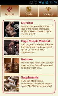 Maximum Muscle Workout Plan 1.0. Скриншот 1