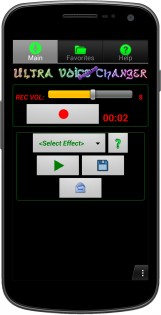 Deluxe Ultra Voice Changer 1.11. Скриншот 1