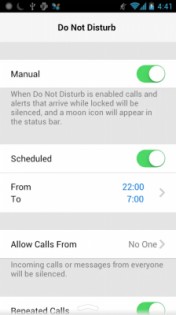 Do Not Disturb 1.0.0. Скриншот 1