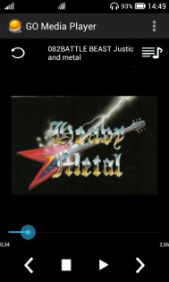 GO Media Player 2.0. Скриншот 1