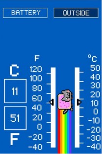 Nyan Cat термометр 1.0. Скриншот 1