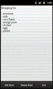 Easy Notes 1.3. Скриншот 2