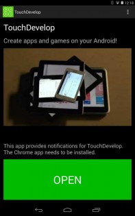 TouchDevelop 1.0.0.2. Скриншот 1