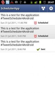 Tweet Scheduler 1.3.0. Скриншот 1