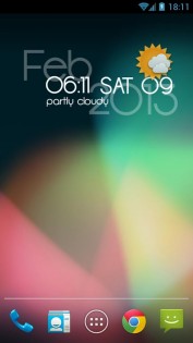 UCCW - Typo Clock 2.0. Скриншот 1