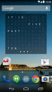 Holo Text Clock 2.1. Скриншот 2