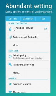 HI App Lock 2.7. Скриншот 3