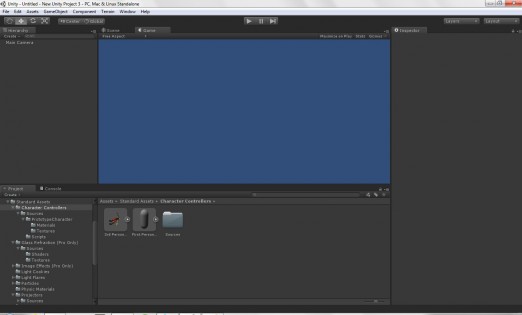 Unity 3D Pro 4.1.5f1. Скриншот 2