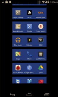 Nokia X Launcher 0.6.1. Скриншот 1