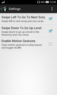 Swipe music.player 1.0. Скриншот 3