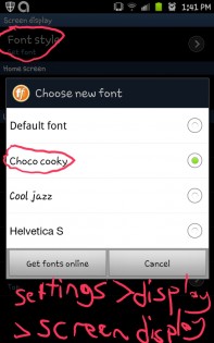 Font Choco Cooky 1.0. Скриншот 1