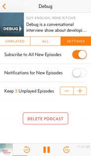 Overcast: Podcast Player 1.0.1. Скриншот 3