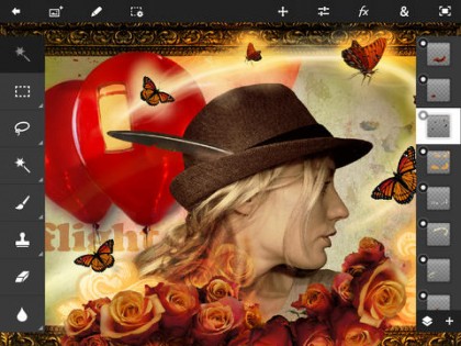 Adobe Photoshop Touch. Скриншот 2