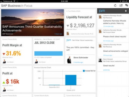 SAP Business in Focus. Скриншот 1