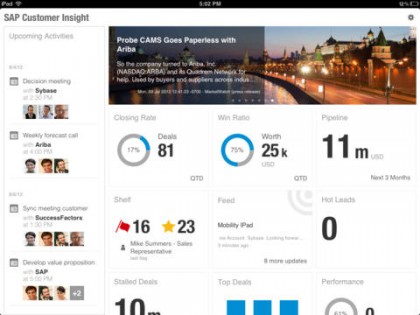 SAP Customer Insight. Скриншот 1