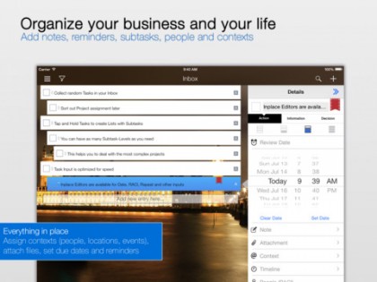 Organize: Pro LE for iPad. Скриншот 3