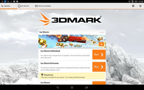 3DMark 2.2.4827. Скриншот 2
