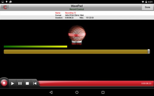 WavePad Audio Editor 18.02. Скриншот 2