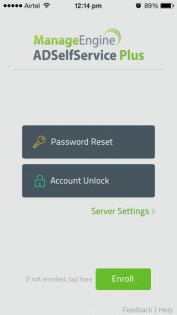 ManageEngine ADSelfService Plus. Скриншот 1